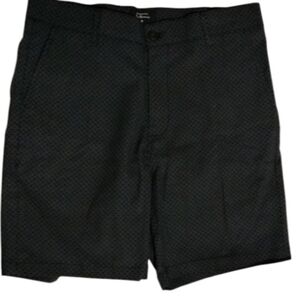 Ben Sherman Blue Micro-Pattern Flat Front Shorts